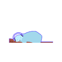 thehexlabs sleepy headphones sloth log Sticker