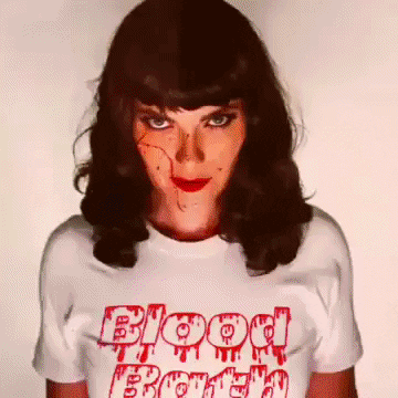 discountcemetery giphygifmaker horror psycho blood bath GIF
