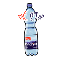 MOYASTACJA water bottle woda moya Sticker