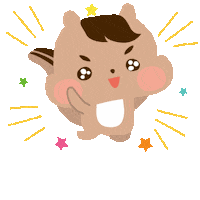 Jump Risu Sticker by nako yamaguchi
