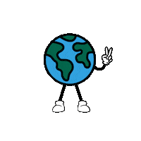 Peace Earth Sticker by tentree