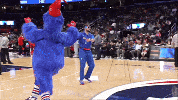 Washington Wizards Running GIF by G-Wiz