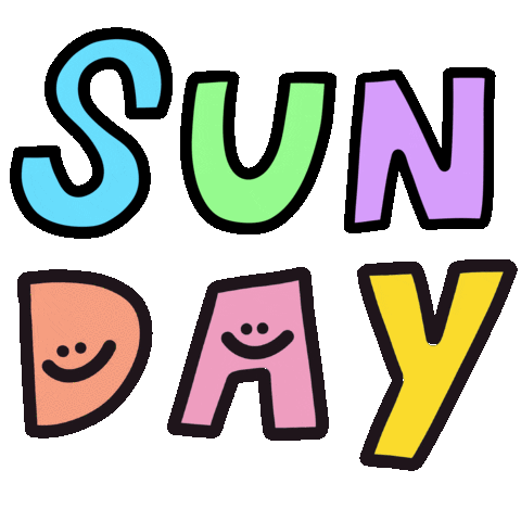 Happy Sunday Fun Sticker by Happy Seoul Project