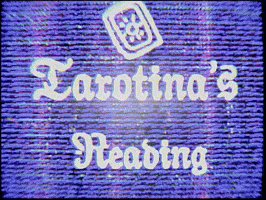 Skarmuse dancing reading spiritual tarot GIF