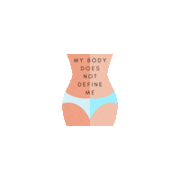 TheBareTropics body bodypositive bodypositivity mybody Sticker