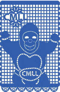 Lucha Libre Dia De Muertos Sticker by CMLL