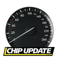 CHIP-UPDATE car fast speed auto Sticker