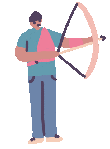 Sport Arrow Sticker by Sara Maese