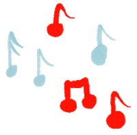 Musical Notes Sticker by Magon