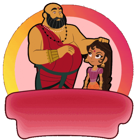Celebration Daughter Sticker by Chhota Bheem