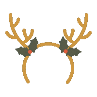 Noel Deer Sticker by Artesane