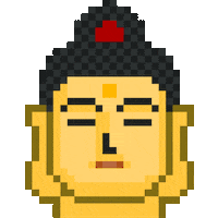 Happy Pixel Sticker