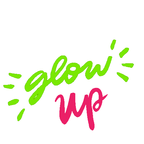 Glow Up Sticker by Cameron B. Carson LLC