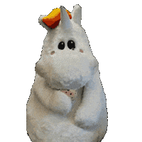 Unicorn Nom Sticker by Pummel & Friends