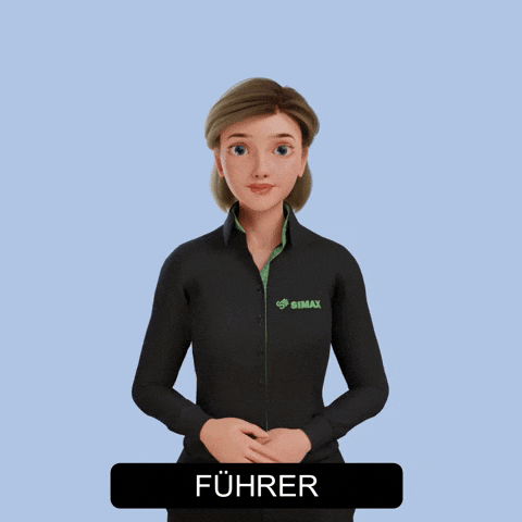 Avatar Gebärdensprache GIF by Sign Time - SiMAX