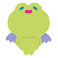 Frog Sticker by THE RECORDER FACTORY