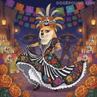 Dia De Los Muertos Dancing GIF by Doge Pound