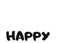 Happy Sticker