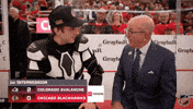 Chicago Blackhawks Laughing GIF by NHL