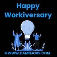 Happy Anniversary Congratulations GIF by Damnjobs