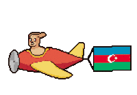 Azerbaijan Flag Sticker by HotDogs