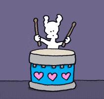 drumming GIF by Chippy the dog