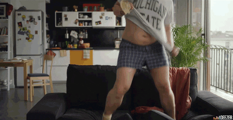 Deezer giphyupload dance music jump GIF