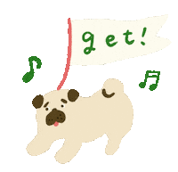 Happy Dog Sticker