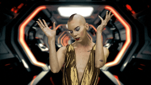 yewknee giphyupload dance cyberpunk futuristic GIF