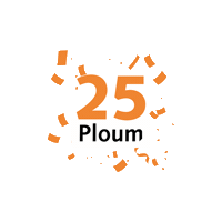 PloumMarCom party ploum 25jaar verstandvanzaken Sticker