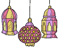 a-la-leen ramadan lantern رمضان فانوس Sticker