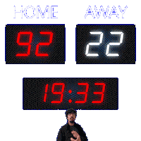 22 Away Sticker