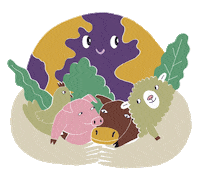 Vegan Love Sticker by Bela Unclecat