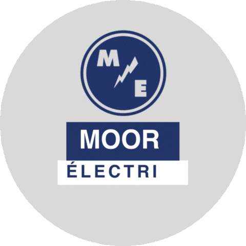 Montreal Electrician Sticker by Moore Électrique