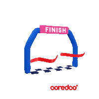 Fun Run Sticker by Ooredoo Maldives