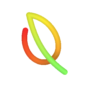 Vasavastudio giphyupload leaf gradient flexicono Sticker