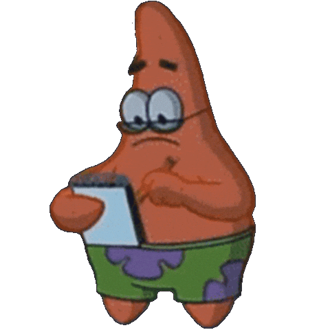 Learn Patrick Star Sticker