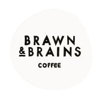 Logo Cafe Sticker by Brawn & Brains Coffee
