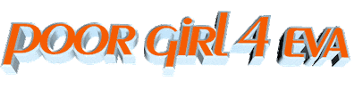 orange poor girl 4 eva Sticker by AnimatedText