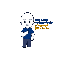 Motivation Be Your Best Sticker by ironbrij