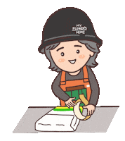Worker Sticker by rico