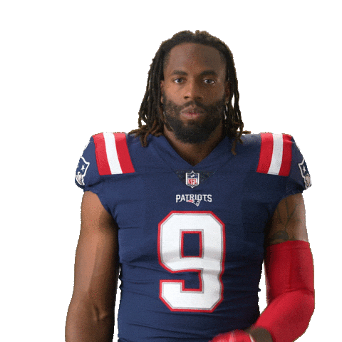 Football Quiet Down Sticker by New England Patriots