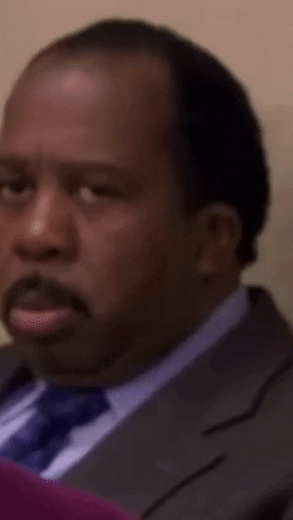 john_jp_pierce the office stare stanley hudson GIF