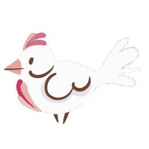 Bird Chicken Sticker