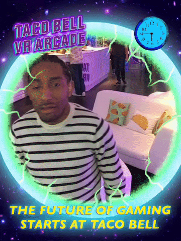 vrarcade GIF by Taco Bell VR Arcade