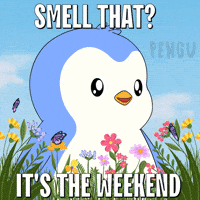 Happy Day Off GIF by Pudgy Penguins