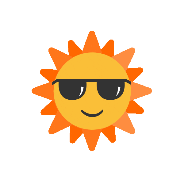 summer sun Sticker by HolidayPirates