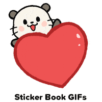 Excited I Love You Sticker by Sticker Book iOS GIFs