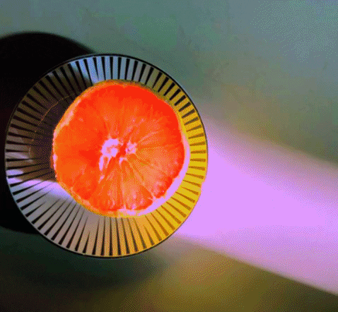 aribuna giphygifmaker rainbow tangerine psicodelic GIF