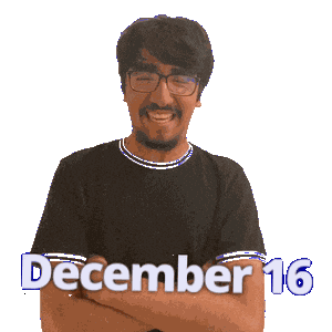 16 December Sticker